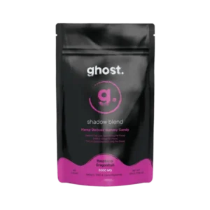 Raspberry Dragon Fruit Shadow Blend Ghost Gummies 5000mg | Premium Cannabis Edibles | Ghost Edibles