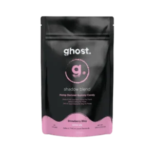 Strawberry Bliss Shadow Blend Ghost Gummies 5000mg | Premium Cannabis Edibles | Ghost Edibles